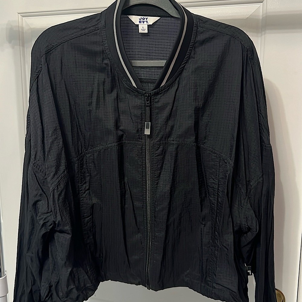 Ladies Black Joy Lab Athleticwear Jacket - Size L